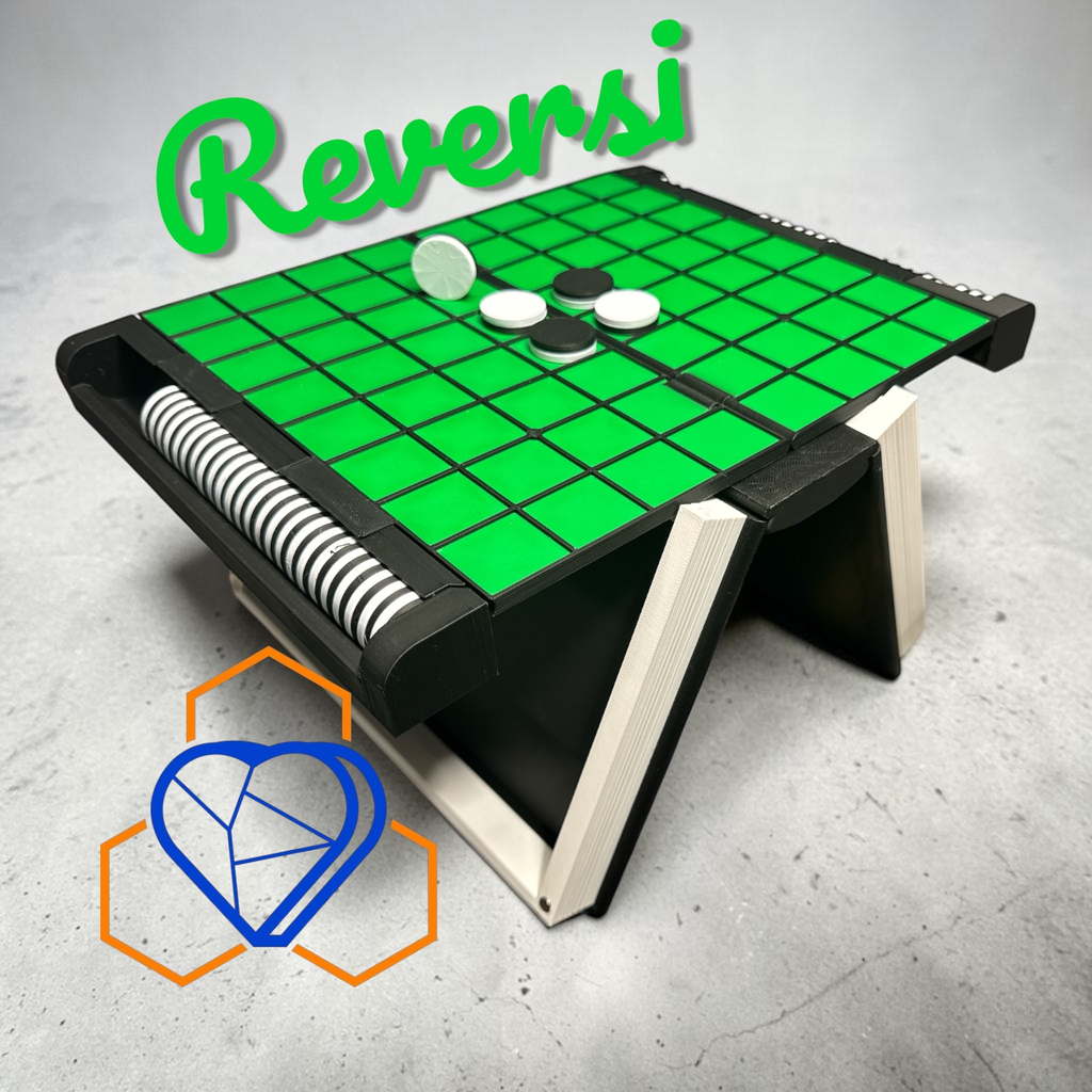 Folding Reversi Book Game – Portable Othello Strategy Set | Travel Board Game
