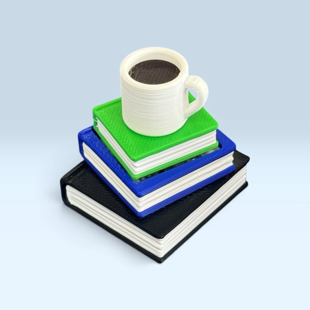 Tea Time Book Stack Clicker