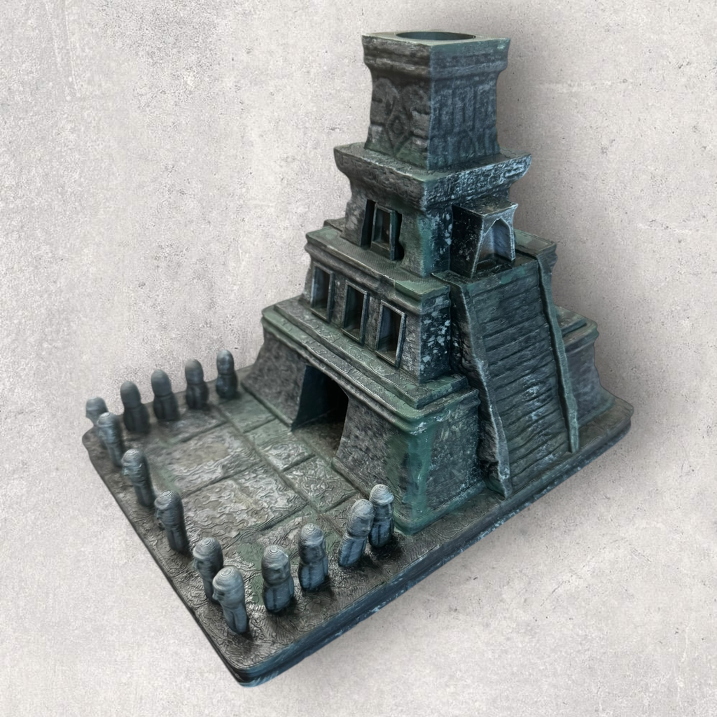 Ancient Mayan Temple Dice Tower
