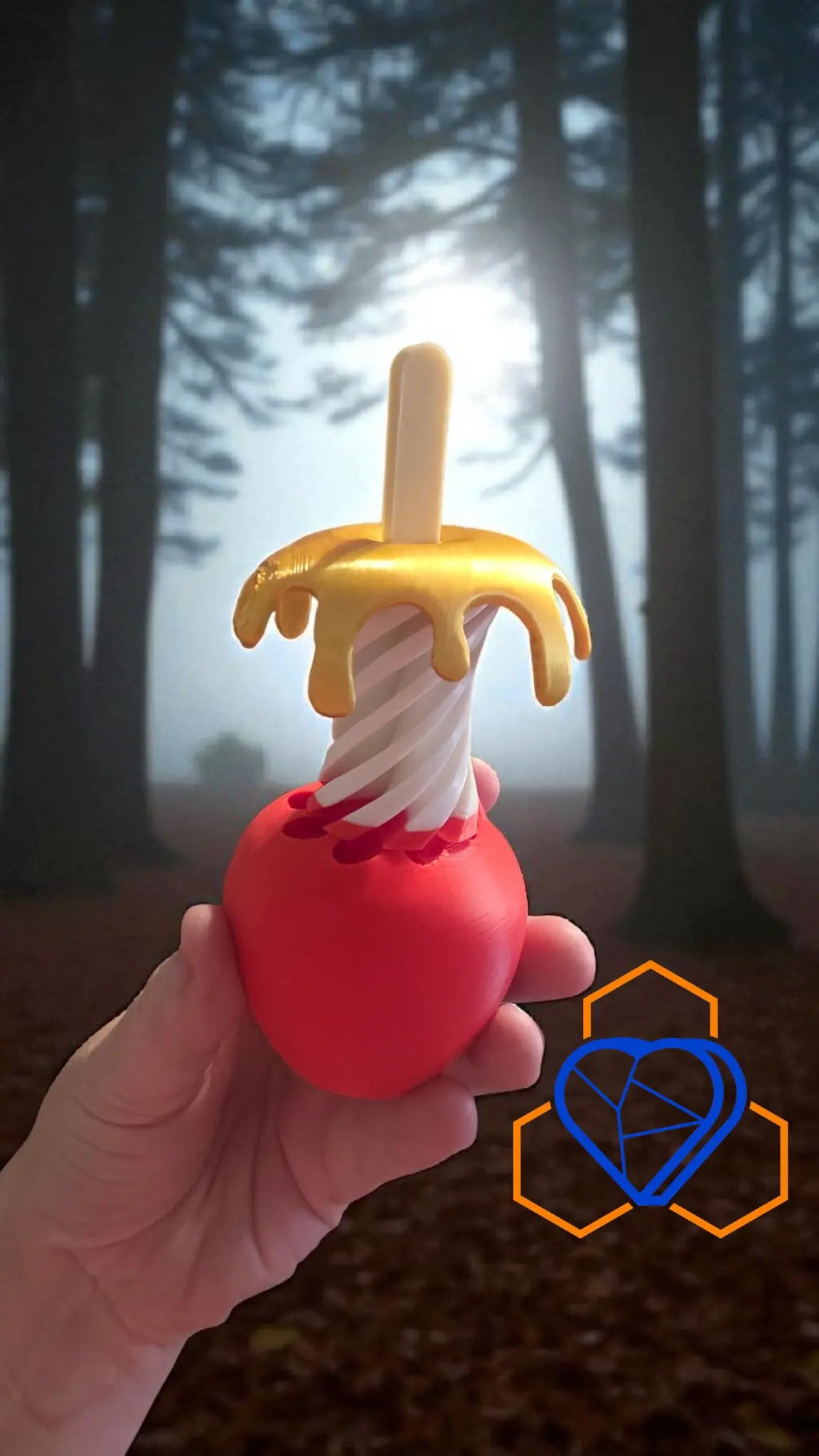 Caramel Apple Helix Fidget