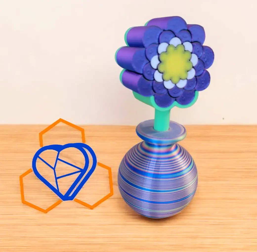Fidget Flower and Vase