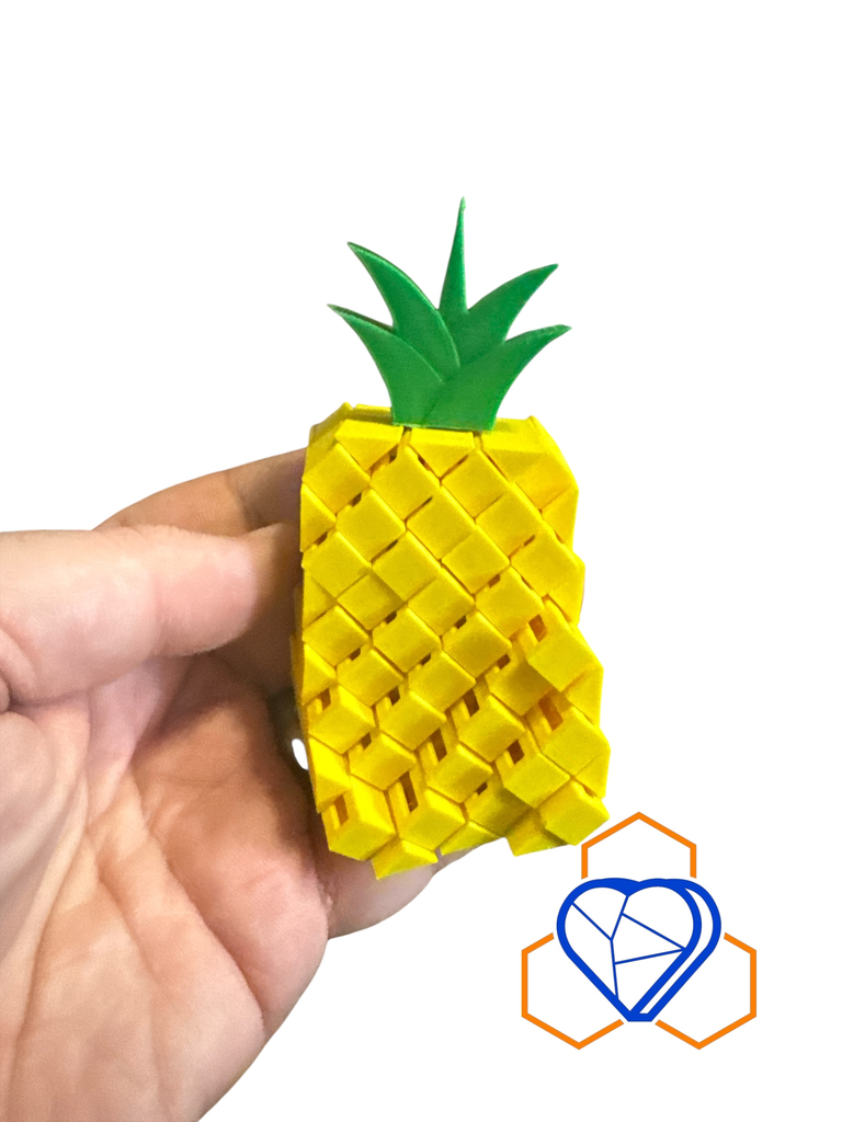 Large Pineapple Fabric Fidget