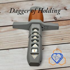 Dagger of holding Front view