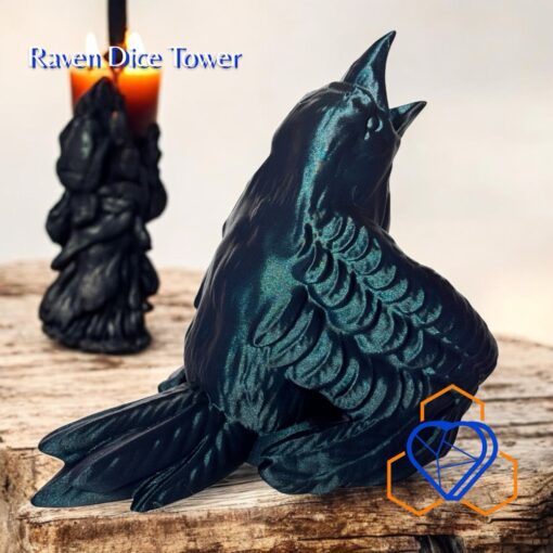 Raven Dice Tower - Majestic Dice Roller - Image 3