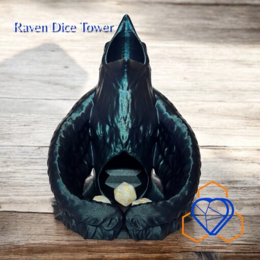 Raven Dice Tower - Majestic Dice Roller - Image 2